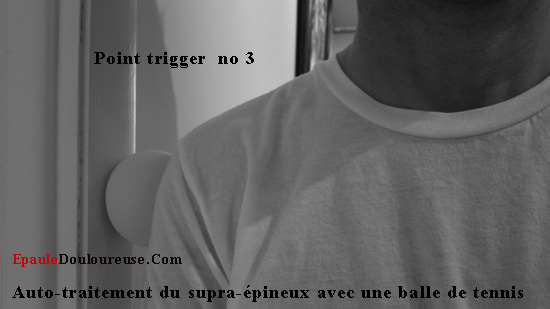 traitement avec une balle de tennis