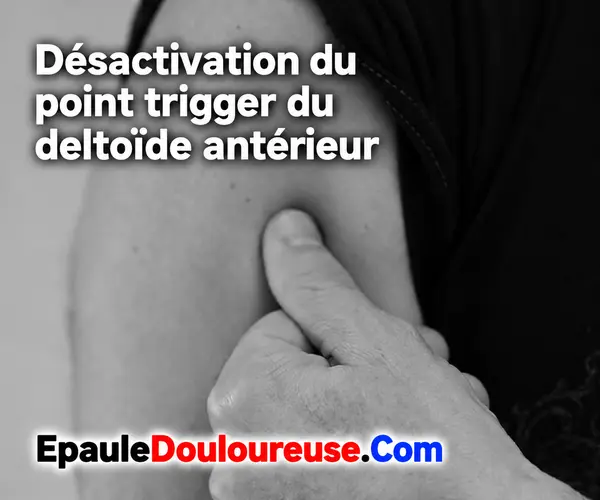 Étape 1 : auto-massage du deltoïde antérieur