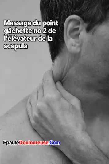 Technique 2 d’automassage de l’élévateur de la scapula