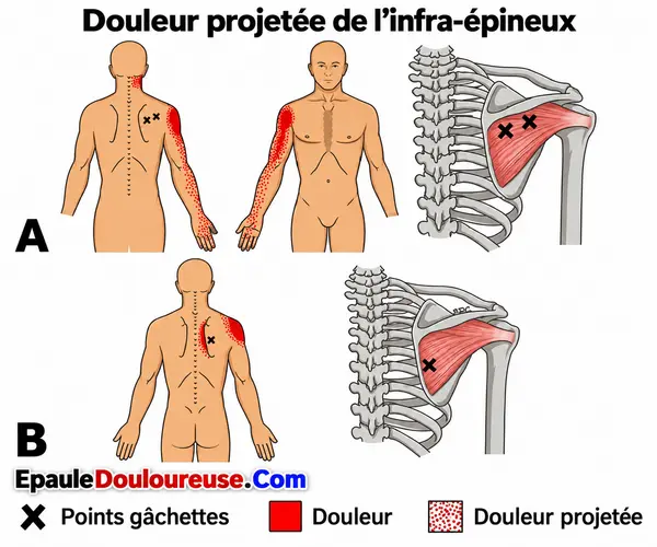 Infra-épineux et douleur projetée