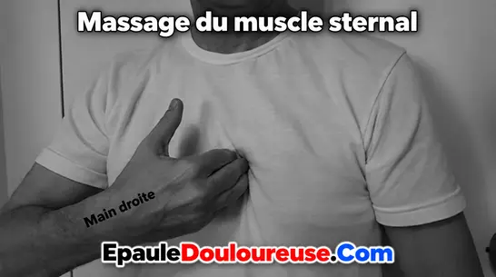 Technique d’automassage du muscle sternal