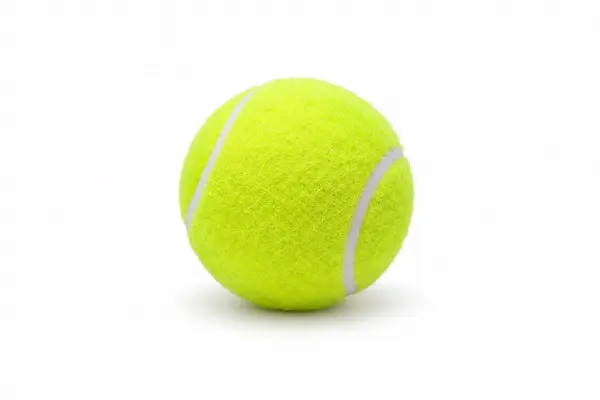 Balle de tennis utilisée pour l’automassage